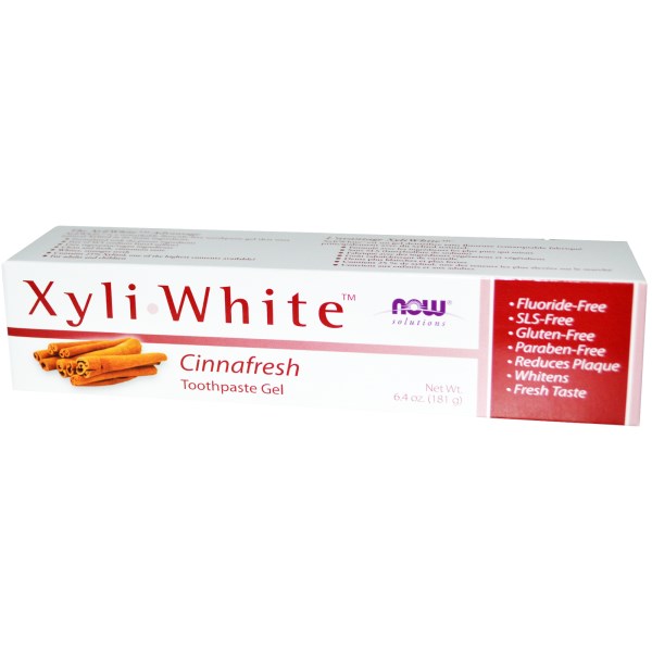 Xyli White Toothpaste Gel, Cinnafresh (Now Solutions) 6.4oz