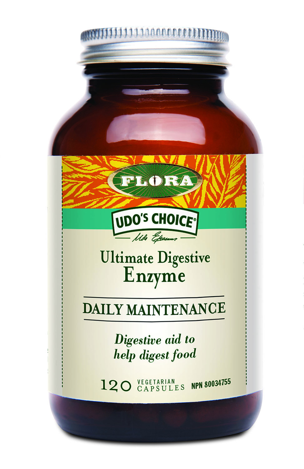 Ultimate Digestive Enzyme – Daily Maintenance 120 vcaps (Flora)