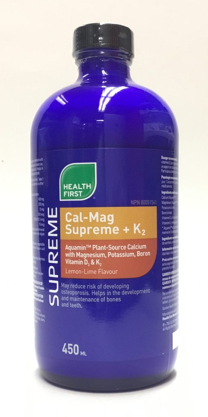 Cal-Mag Supreme + K2 - liquid 450 ml (Health First)