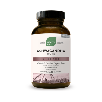 Ashwagandha Supreme KSM-66, 300mg, 60 Vcaps (Health First)