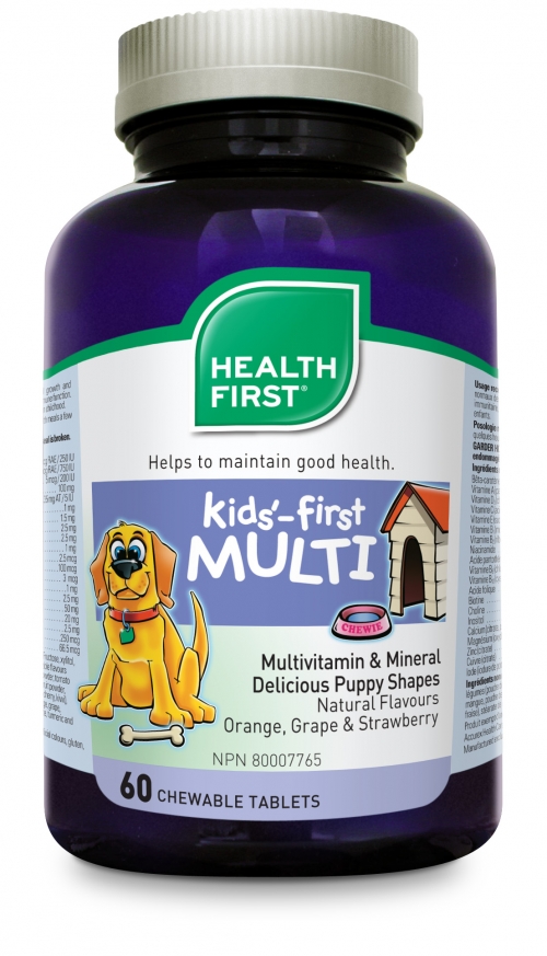Kids’-First Multi 60 chew tabs (Health First)