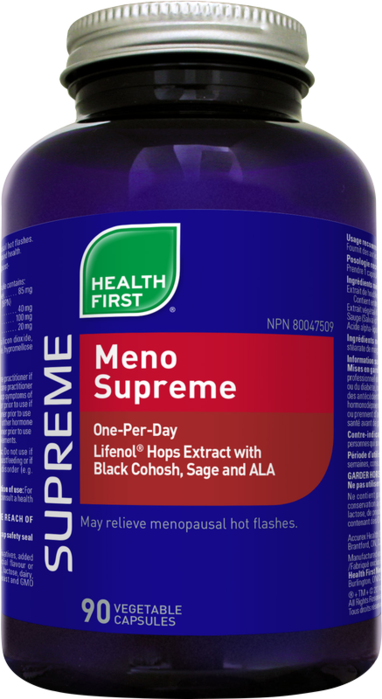 Meno Supreme 90 veg caps (Health First)