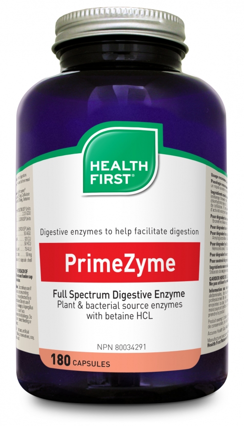 PrimeZyme Full-Spectrum Digestive Enzyme 180 caps (Health First)
