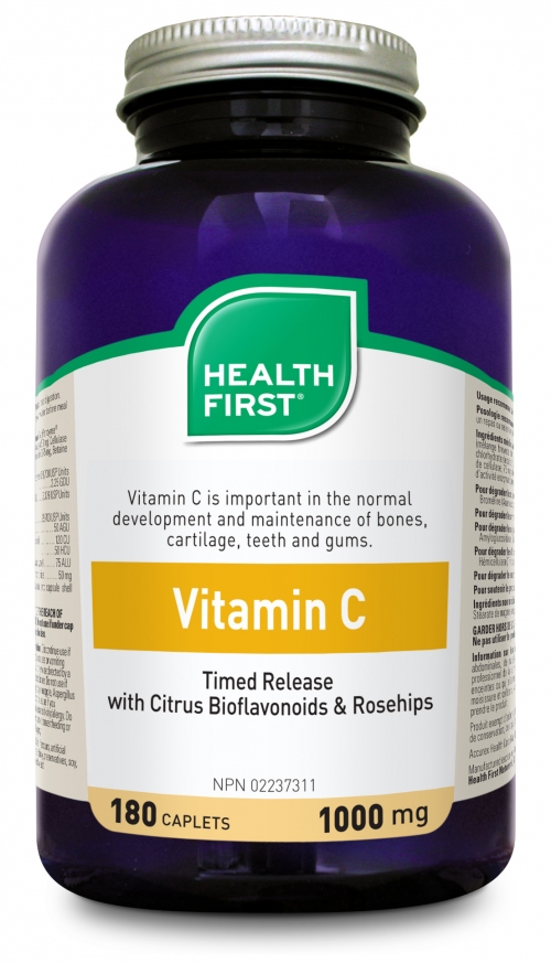 Vitamin C 1000mg 180 Caplets (Health First)