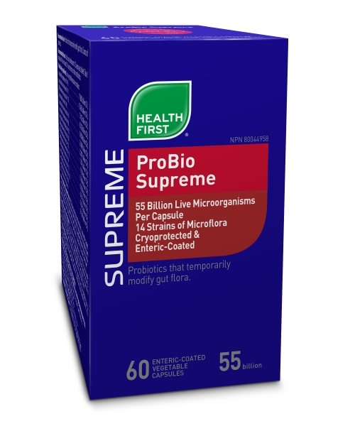 ProBio Supreme Probiotic 55 Billion 60 enteric-coated veg caps (Health First)