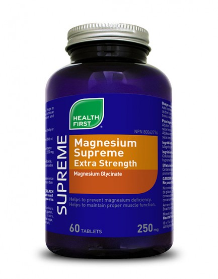 Magnesium Supreme Extra Strength 60 tabs (Health First)