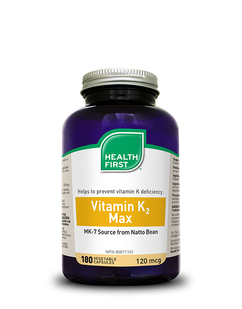 Vitamin K2 Max 180 veg capsules 120mcg