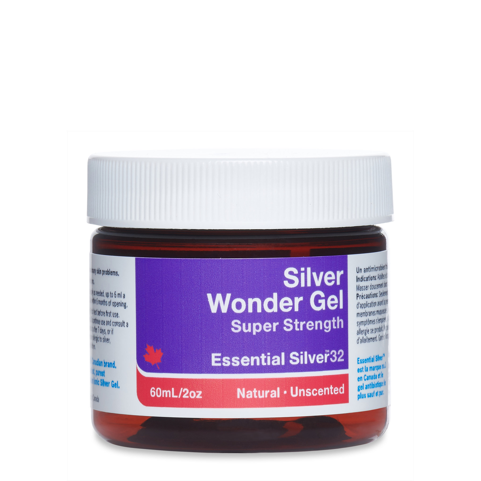 Silver Wonder Antibiotic Gel 32ppm Essential Silver 60ml/2oz