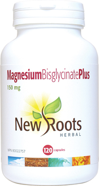 Magnesium Bisglycinate Plus 150mg 120 vcaps (New Roots)