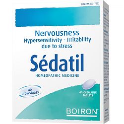Boiron Sedatil, 60 chewable tablets