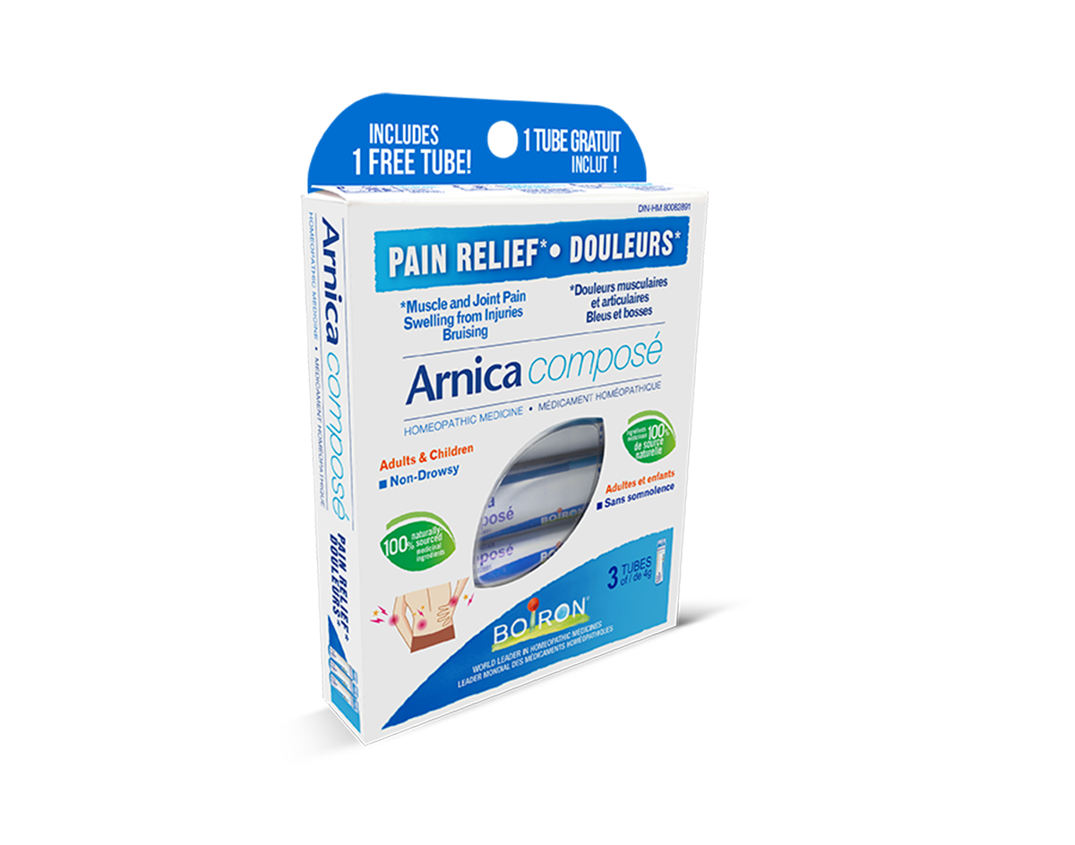 Boiron Arnica Compose, 3 Tubes, Muscle and Joint Pain