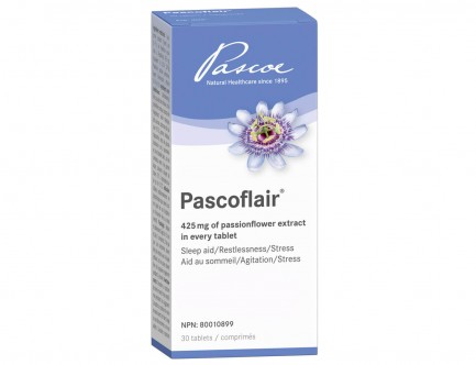 Pascoflair Sleep aid, 425 mg Passionflower extract, 30 tablets (Pascoe)