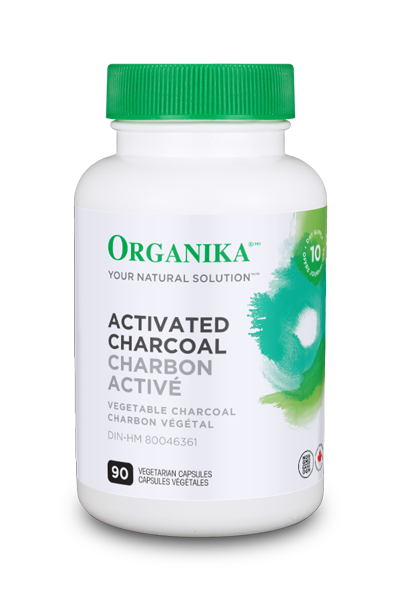 Activated Charcoal, Organika 90 Capsules