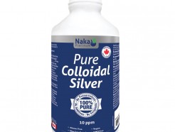 Pure Colloidal Silver 10ppm, 600ml (Naka)