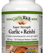 Garlic & Reishi, 120 capsules (Natural Factors)