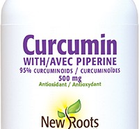 Curcumin plus Piperine 500mg, 90 vcaps (New Roots)