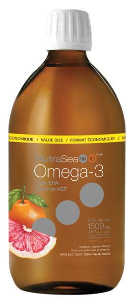 Nutra Sea Hp+D Omega 3 High EPA, 500ml tangerine & grapefruit (Ascenta)