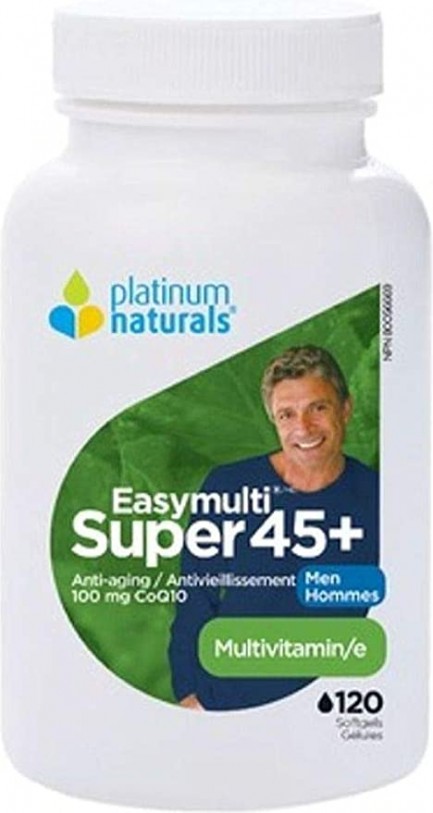 Easymulti Super 45+ Men 120 Softgels (Platinum Naturals)