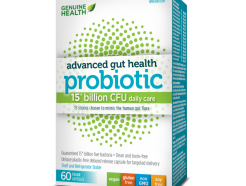 Advanced gut health Probiotic, 15 Billion, 60 vegan capsules (Genuine Health)