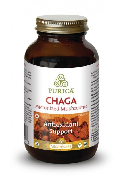 Chaga, Antioxidant support 60 vegan caps (Purica)