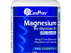 Magnesium Bis-Glycinate 80 Ultra Gentle, 120 vcaps (CanPrev)