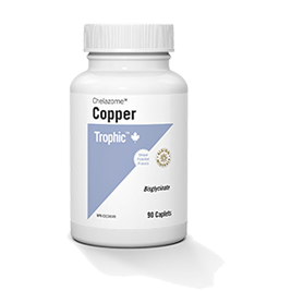 Chelazome Copper 90 Caplets (Trophic)