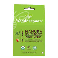 Manuka Honey Drops, Eucalyptus with Bee propolis (Wedderspoon)