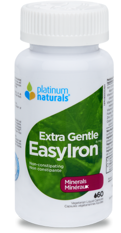 Extra Gentle Easy Iron 60 Veg. Capsules (Platinum Naturals)