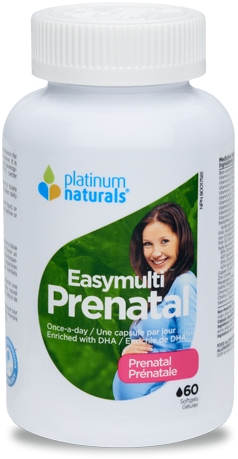 Easymulti Prenatal Multivitamin 60 Softgels (Platinum Naturals)