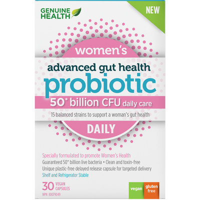 Genuine Health Woman's Advanced Gut Health Daily Probiotic