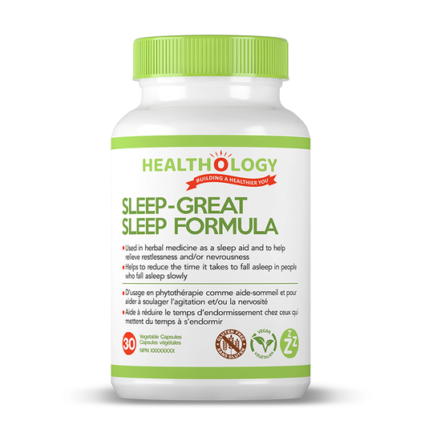 Sleep-Great Sleep Formula, 30 vegetable caps, (Healthology)
