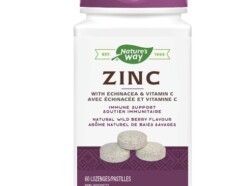 Zinc with Echinacea & Vitamin C, 60 Lozenges (Nature's Way)