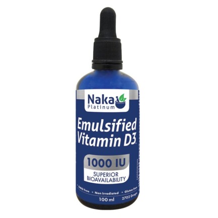 Emulsified Vitamin D3, 1000 IU 100ml (Naka)