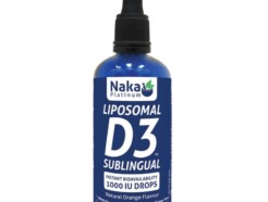Liposomal D3 Sublingual 1000IU, 100ml, Natural Orange Flavour (Naka)