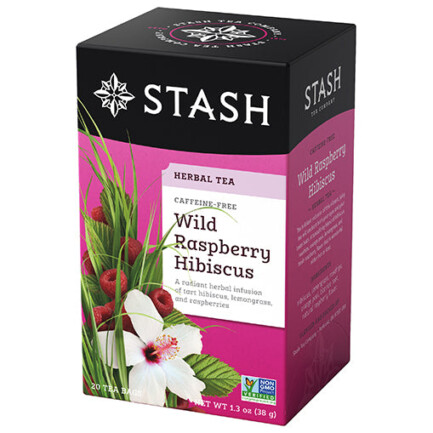 Wild Raspberry Hibiscus, 20 teabags (Stash)