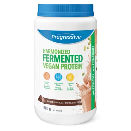 Harmonized Fermented Vegan protein, 680g, Chocolate (Progressive)