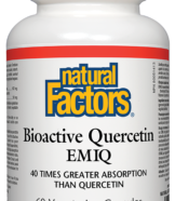 Bioactive Quercetin EMIQ, 50mg, 60 veg caps (Natural Factors)