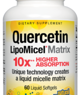 Quercetin LipoMicel Matrix, 60 softgels (Natural Factors)