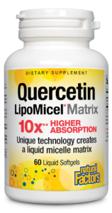 Quercetin LipoMicel Matrix, 60 softgels (Natural Factors)