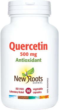 Quercetin, 500mg, 90 veg caps (New Roots)