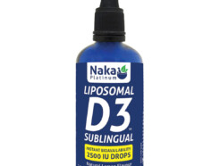 Liposomal D3 Sublingual 2500 IU, 100ml, Natural Lemon Flavour (Naka)